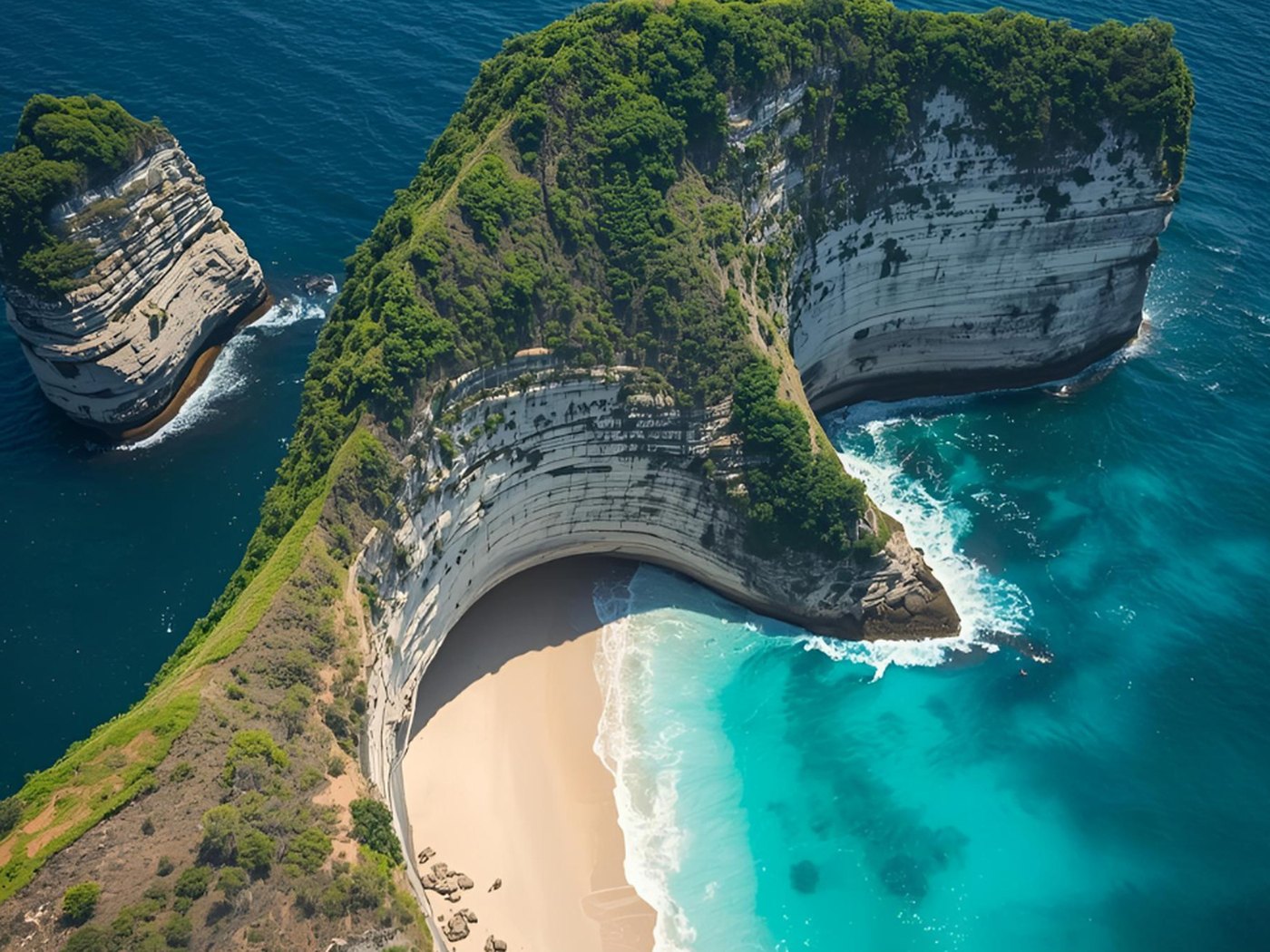Kelingking Beach on Nusa Penida