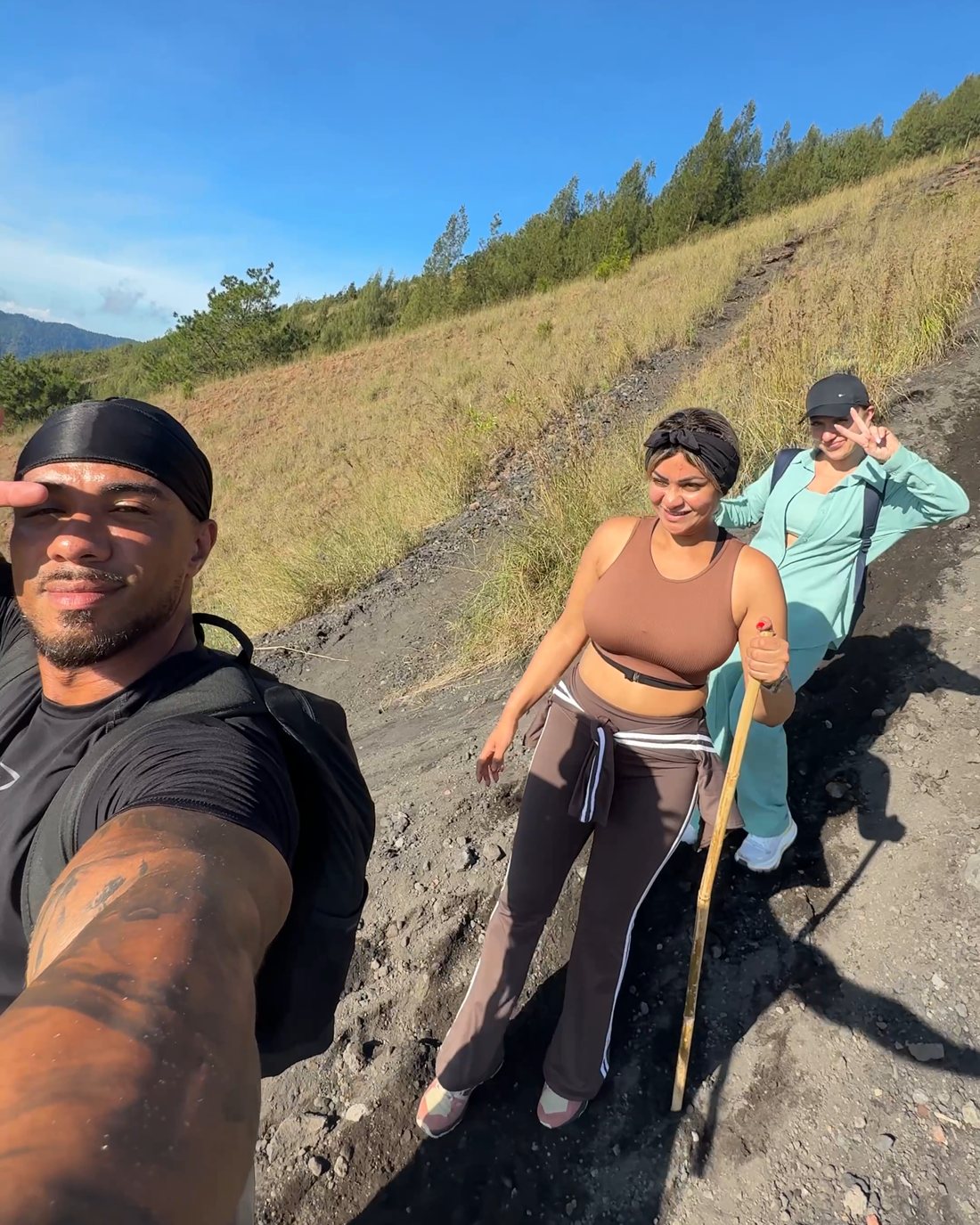 Participants on their way up Mount Batur, Bali 2026